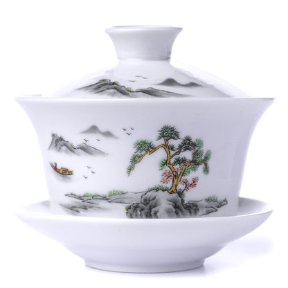 Gaiwan "Landscape", porcelain, 250 ml