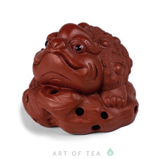 Teapet "Toad on a stone", 5cm